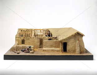 Mud brick house  c 5000 BC.