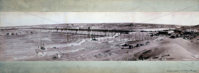 The first Aswan Dam  Egypt  1912.