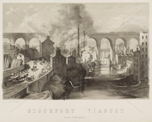 Stockport Viaduct  1848.