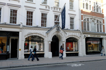 London  Grossbritannien  das Auktionshaus Sotheby's