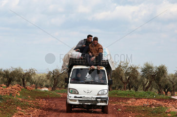 SYRIA-AFRIN-CIVILIANS-EVACUATION