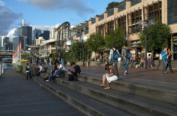 Sydney  Australien  Cockle Bay Wharf im Stadtteil Darling Harbour