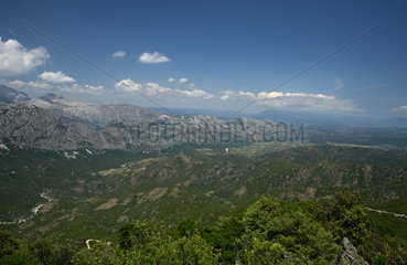 Dorgali  Italien  Panoramablick in das Valle di Lanaittu