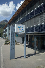 Davos  Schweiz  das Institut fuer Schnee- und Lawinenforschung SLF