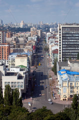 Kiew  Ukraine  Stadtansicht im Stadtzentrum