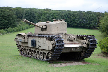 Salthouse  Grossbritannien  Panzer am The Muckleburgh Military Collection Museum