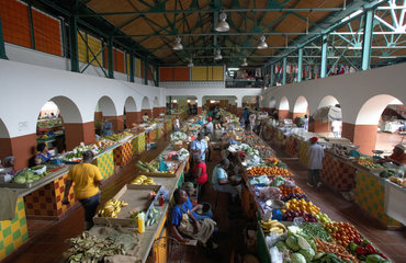 Bridgetown  Barbados  in den Hallen des Cheapside Market