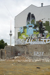 Berlin  Deutschland  unbebautes Grundstueck in der Linienstrasse Ecke Alte Schoenhauser Strasse