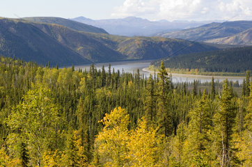 Rampart  USA  Blick zum Yukon River