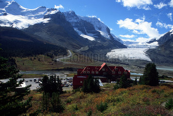Jasper  Kanada  der Athabasca-Gletscher