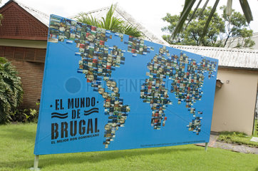 Puerto Plata  Dominikanische Republik  die Rumfabrik von Brugal