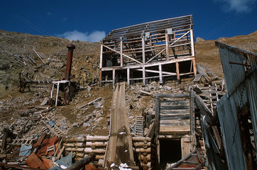 McCarthy  USA  Ruinen des Bonanza Bergwerk