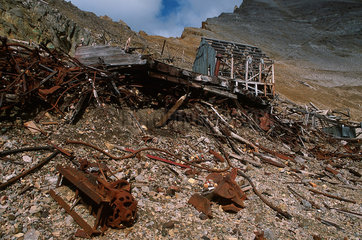 McCarthy  USA  Ruinen des Bonanza Bergwerk