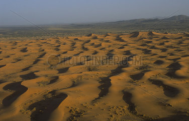 Merzouga  Marokko  Duenenlandschaft der Erg Chebbi