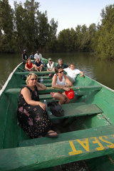 Tendaba  Gambia  Bootsfahrt durch die Mangroven