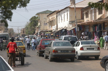 Banjul  Gambia  Strassenszene