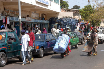 Banjul  Gambia  Strassenszene