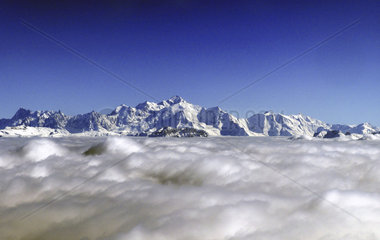 Mont Blanc Gebirge
