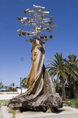 Puerto Cruz  Spanien  Skulptur am Lago Martianez auf Teneriffa