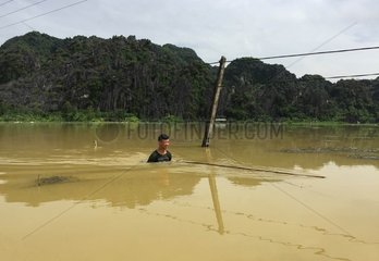 VIETNAM-NINH BINH-HEAVY RAIN-FLOODS