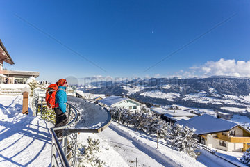 Panoramablick auf die Nagelfluhkette in den Alpen