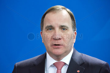 Berlin  Deutschland - Der Ministerpraesident des Koenigreichs Schweden  Stefan Loefven.