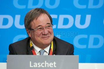 Berlin  Deutschland - Armin Laschet beim 30. Bundesparteitag der CDU.