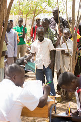 Kakuma  Kenia - Ausbildungsprojekt der katholischen Nichtregierungsorganisation Don Bosco Mondo im Fluechtlingslager Kakuma.