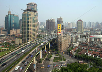 Shanghai  Stadtautobahn