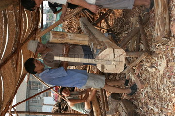 Traditioneller Holzbau