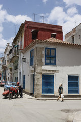sanierte Fassade im Havanna Vieja