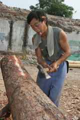 Traditioneller Holzbau