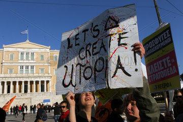 GREECE-ATHENS-ANTI-RACISM DAY-DEMONSTRATION
