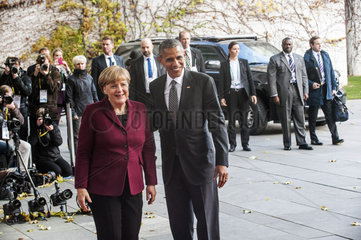 Merkel + Obama