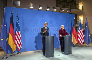 Obama + Merkel