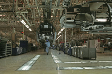 Volkswagen Fabrik in Shanghai