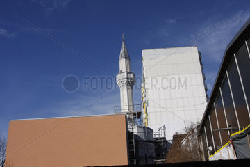 Minarett eine Moschee Im Berlin
