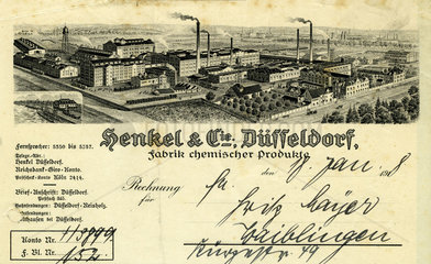 Henkel  historische Rechnung  1918