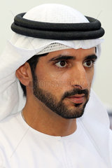 Dubai  Scheich Hamdan bin Mohammed al Maktoum im Portrait