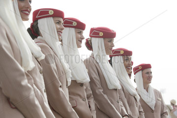 Dubai  Vereinigte Arabische Emirate  Stewardessen der Airline Emirates