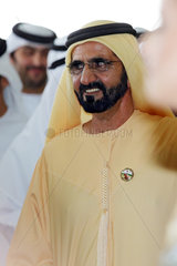 Dubai  Scheich Mohammed bin Rashid al Maktoum im Portrait