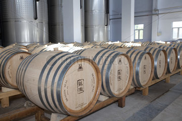 Weinproduktion Dragon Seal nahe Beijing
