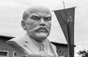 Lenin-Bueste in der sowjetischen Garnison Mahlwinkel.