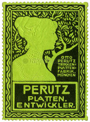 Perutz Reklamemarke  1913