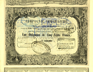 franzoesische Immobilienaktie  1865