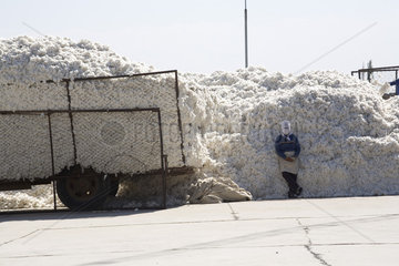 Provinz Xinjiang  Baumwollverarbeitung