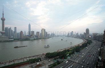 Shanghai  Pudong Skyline