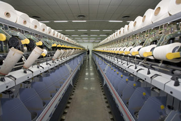 Provinz Xinjiang  Baumwollverarbeitung