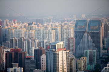 Peking  Blick ueber Stadt