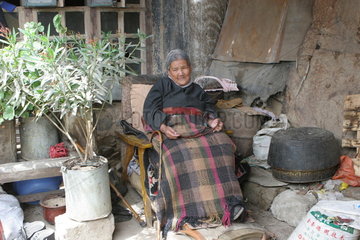 Tibet  Lhalu Wetlands  Tibeterin